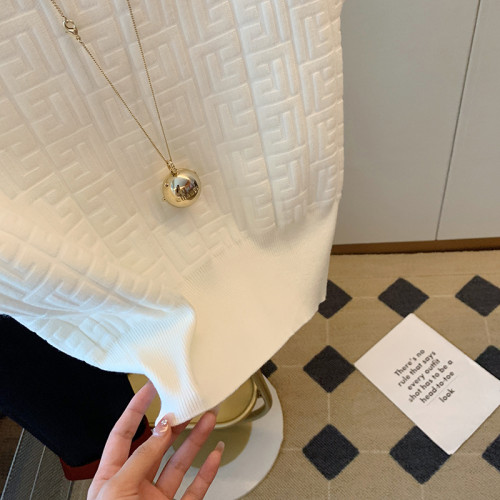 專櫃撤廻剪標小香風短袖針織衫女夏季新款高級感氣質法式無袖上衣