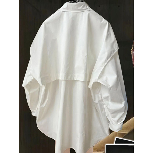 冬款女裝2026年新款松弛感襯衫韓系初冬穿搭冷淡系高級感法式襯衣