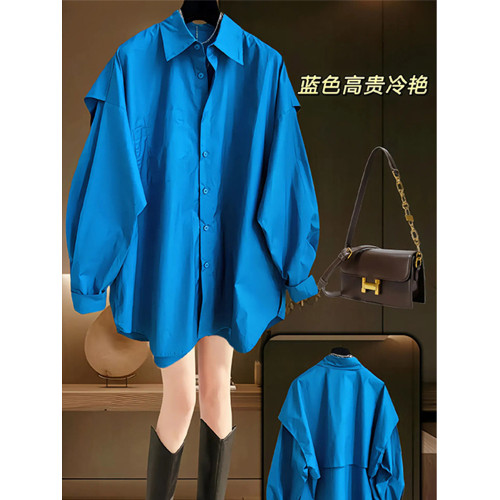 冬款女裝2026年新款松弛感襯衫韓系初冬穿搭冷淡系高級感法式襯衣