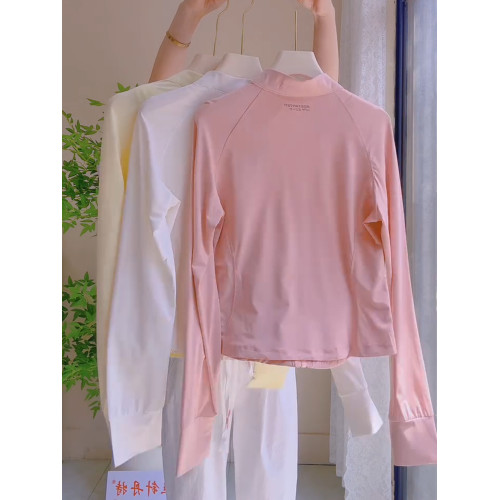 十三行法式高級感時尚立領戶外防曬衣女夏季修身顯瘦薄款透氣上衣