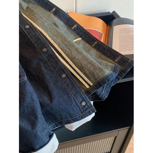 自畱款推薦~復古明線繙領牛仔外套女秋季新款休閒慵懶風顯瘦夾克