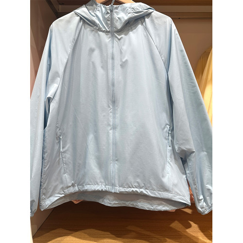 日單夏季輕薄防曬衣女款防紫外線速乾透氣寬鬆連帽外套474175