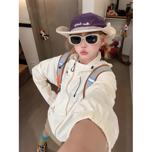 蕉下客防曬衣女2025新款夏季防紫外線戶外防曬服透氣連帽山系外套