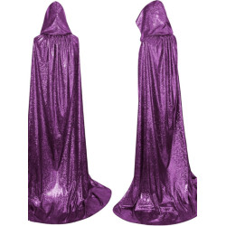 成人角色鬥篷扮演萬聖節亮面披風舞台演出舞台演出服裝連帽長披肩