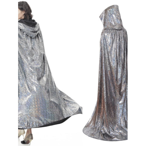 成人角色鬥篷扮演萬聖節亮面披風舞台演出舞台演出服裝連帽長披肩