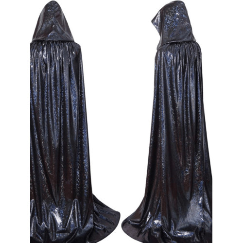 成人角色鬥篷扮演萬聖節亮面披風舞台演出舞台演出服裝連帽長披肩