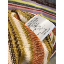 怎麽拍都好看，夏日氛圍感~！S*T法式彩虹條度假風針織吊帶連衣裙