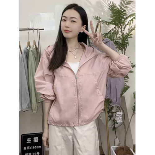 涼感防曬衣女小個子2025新款夏季輕薄透氣寬鬆速乾外套時尚防曬服
