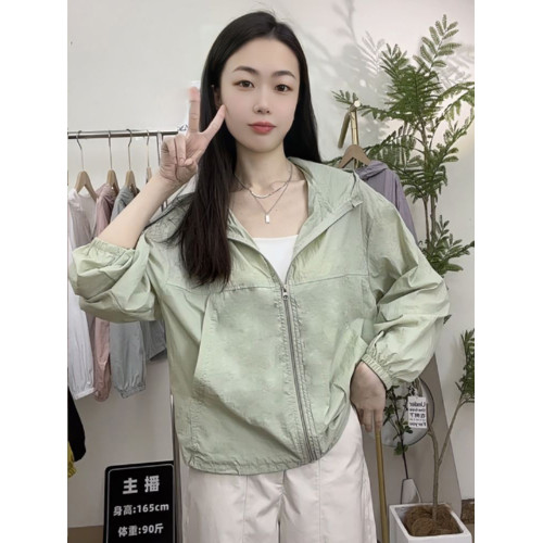 涼感防曬衣女小個子2025新款夏季輕薄透氣寬鬆速乾外套時尚防曬服