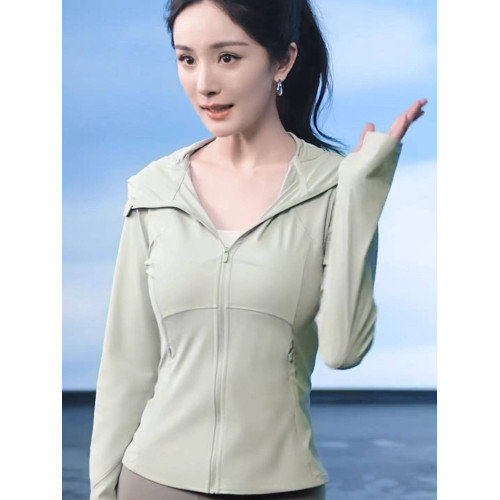 2025新款防紫外線修身運動防曬衣女UPF50+春夏冰絲速乾透氣防曬服