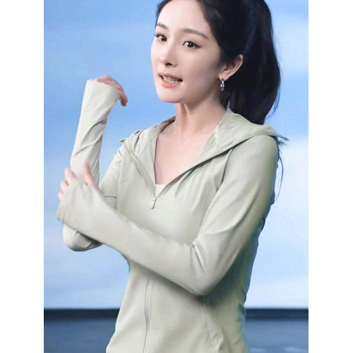 2025新款防紫外線修身運動防曬衣女UPF50+春夏冰絲速乾透氣防曬服