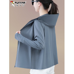 啄木鳥2025新款防曬衣女士防紫外線冰絲防曬服媽媽夏日輕薄外套