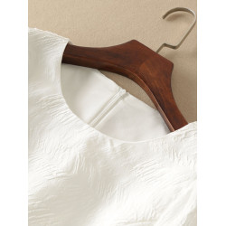 夏季2025新款公主風小白裙宴會高級感法式小禮服收腰真絲連衣裙女