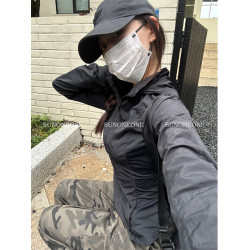 【UPF50+防曬】SUNONEONE 休閒防曬衣防曬套裝女春季透氣外套裙子