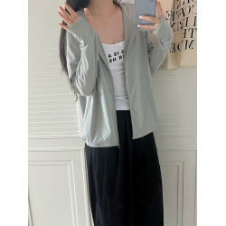 防曬衣夏季冰絲外套女防紫外線戶外顯瘦防曬服透氣連帽輕薄防曬衫