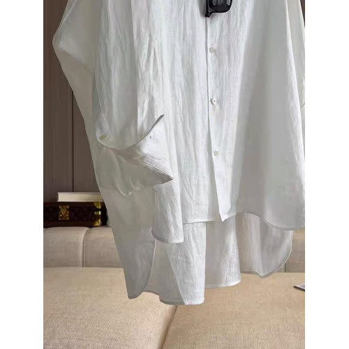 牛X貨 巨炸裂！今年流行亞麻長袖襯衫女夏季薄款寬鬆休閒百搭上衣