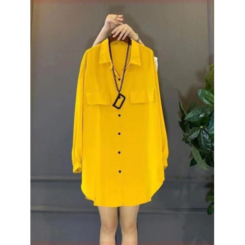 大版襯衫女遮屁股胖mm顯瘦中長款防曬襯衣2025新款外穿大碼上衣春