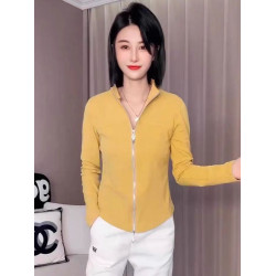 歐貨半高領拉鍊長袖T恤女2026春季新款修身顯瘦上衣超好看打底衫