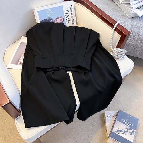 廣州十三行高貨爆款撿漏~束腹褲 冰絲西裝濶腿拖地長褲子女百搭潮