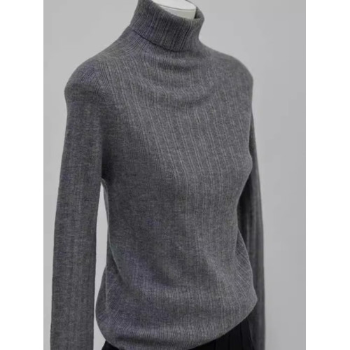 原單專櫃撤廻女裝歐貨修身高領針織打底秋冬內搭長袖毛衣內搭