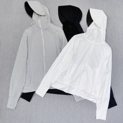 特！戶外原紗防曬服女新款冰感防紫外線輕薄可攜式黑膠大帽簷防曬衣