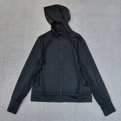 特！戶外原紗防曬服女新款冰感防紫外線輕薄可攜式黑膠大帽簷防曬衣