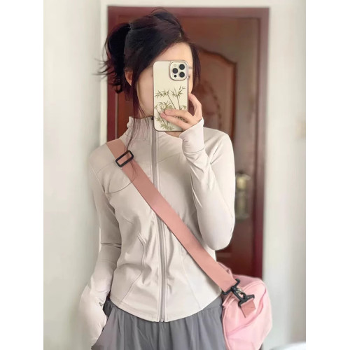 冰絲防曬衣女士夏季輕薄透氣遮陽防紫外線緊身運動短款瑜珈服外套