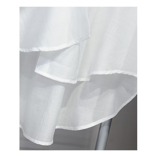 高級垂感白襯衫女夏季新款寬鬆薄款天絲防曬襯衣法式冰絲開衫外套