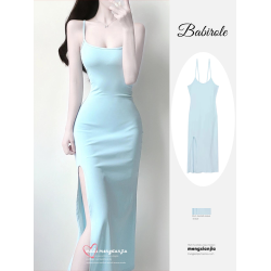 收腰又甜又辣裙子女裝2025新款春夏裝包臀裙修身高級感吊帶連衣裙