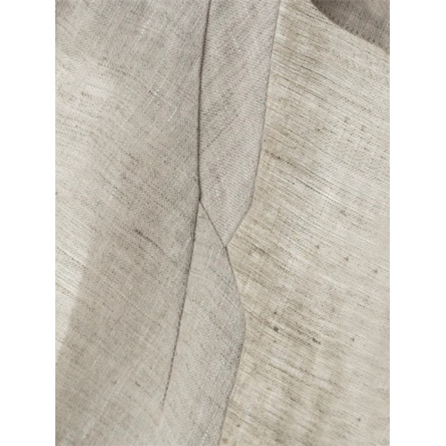 日韓出口剪標無袖亞麻V領西裝馬甲復古文藝百搭時髦外套上衣