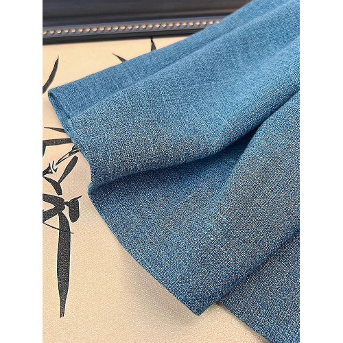 點點2026夏季新款復古高級感收腰顯瘦減齡改良旗袍藍色國風連衣裙