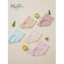 【3條裝】曼妮芬棉質生活60支長絨棉中腰高腰純棉全棉抗菌襠內褲