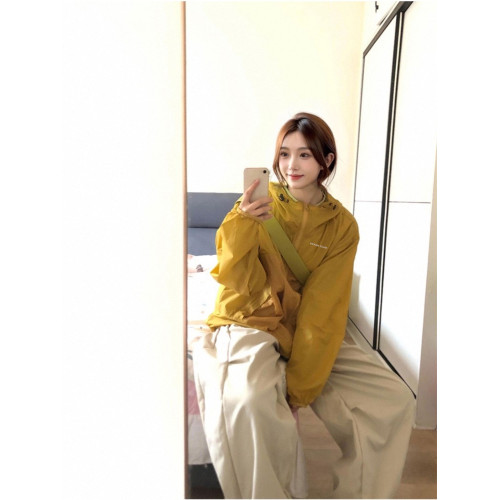 KSKM黃色防曬衣外套女2025春夏新款戶外山系輕薄透氣徒步皮膚衣