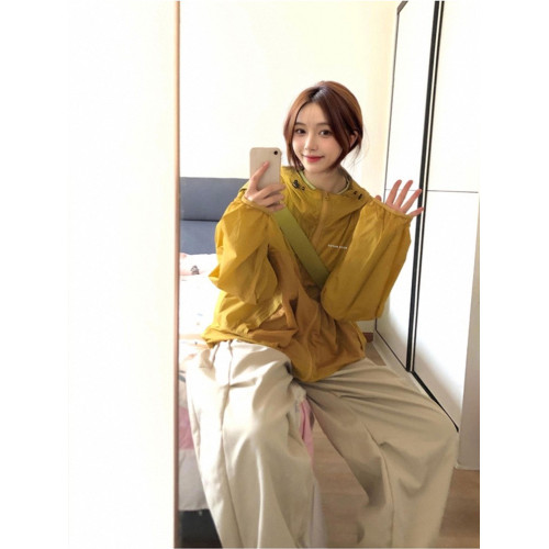 KSKM黃色防曬衣外套女2025春夏新款戶外山系輕薄透氣徒步皮膚衣