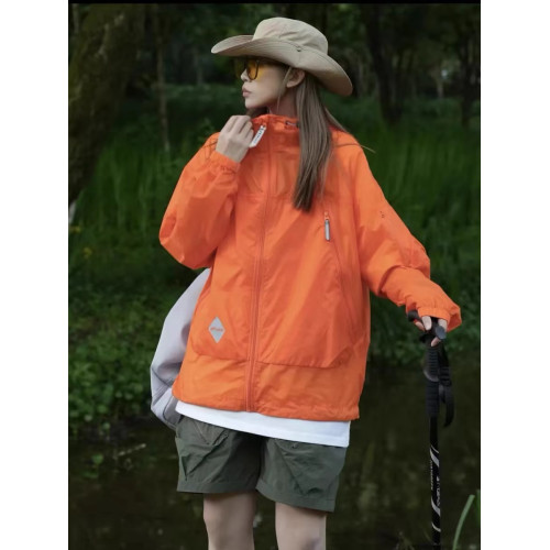 戶外運動防曬衣外套女男女同款防紫外線UPF50+輕薄透氣防水沖鋒衣