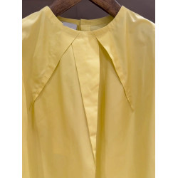 2026年春新款漂亮氣質黃色多巴胺襯衫高級感寬鬆通勤輕奢洋氣上衣