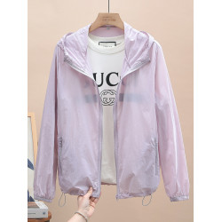 女士防曬衣夏季薄款時尚百搭戶外騎行防紫外線釣魚防曬服衫短外套