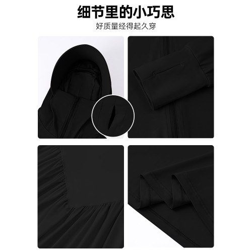 長款全身防曬衣2025新款女款修身輕薄冰絲薄款外套防紫外線防曬服