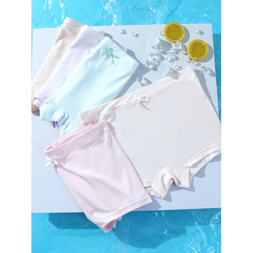 少女內褲高初中學生莫代爾發育期女孩平角褲青春期冰絲女大童四角