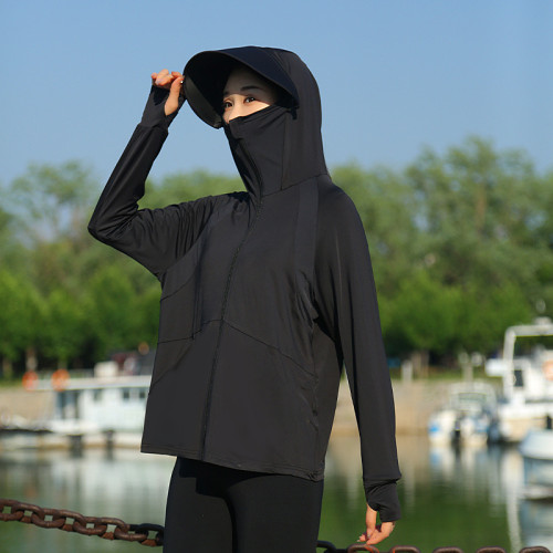 巨好看防曬衣女夏季外穿2026新款防紫外線冰絲涼感防曬服輕薄透氣
