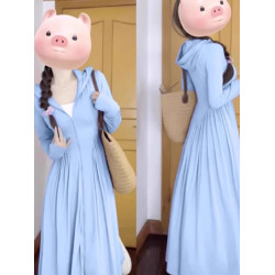 防曬衣長款全身防曬裙女款夏季2025新款防曬服套裝外套冰絲小個子