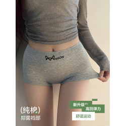 貓人內褲女生7A級純棉抗菌全棉襠女士大碼四角防走光安全褲平角褲