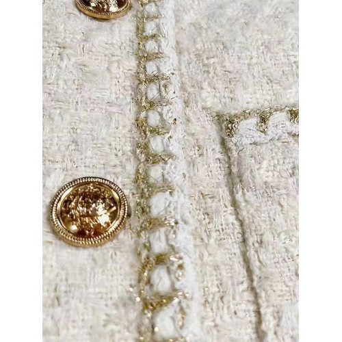 2025年高檔女裝時尚新款冬季高級感設計小衆小香風名媛粗花呢外套