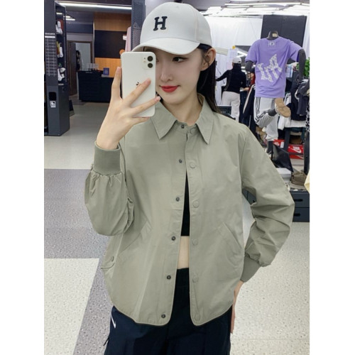 時尚短款女士襯衫外套2025春秋季新款薄休閒小個子上衣女長袖正肩