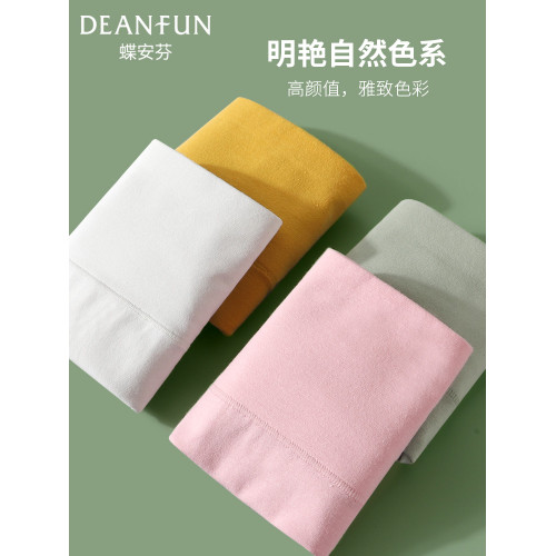 蝶安芬高腰內褲女純棉100%全棉抗菌襠夏季薄款小平角大碼女生短褲