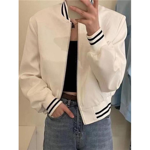 歐洲站短款棒球服外套女春秋2025年新款時尚百搭休閒運動夾克開衫