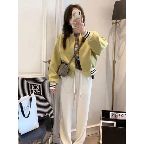 歐洲站短款棒球服外套女春秋2025年新款時尚百搭休閒運動夾克開衫