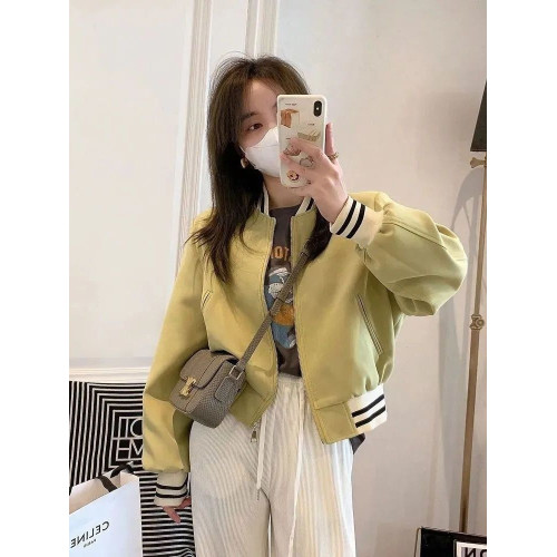 歐洲站短款棒球服外套女春秋2025年新款時尚百搭休閒運動夾克開衫