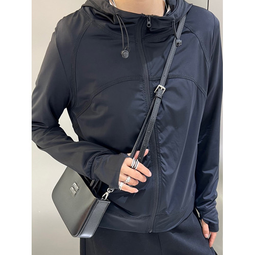 防曬衣外套女夏連帽薄款涼快透氣運動跑步高彈休閒開衫上衣防曬服