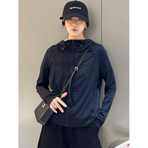 防曬衣外套女夏連帽薄款涼快透氣運動跑步高彈休閒開衫上衣防曬服